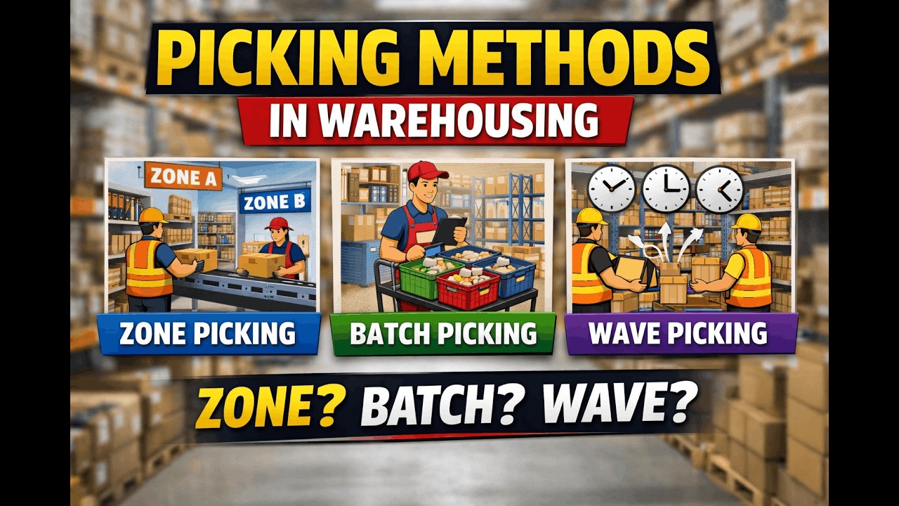 आपके ऑनलाइन ऑर्डर का छिपा तर्क | Picking methods (Zone, Batch, Wave) in ...