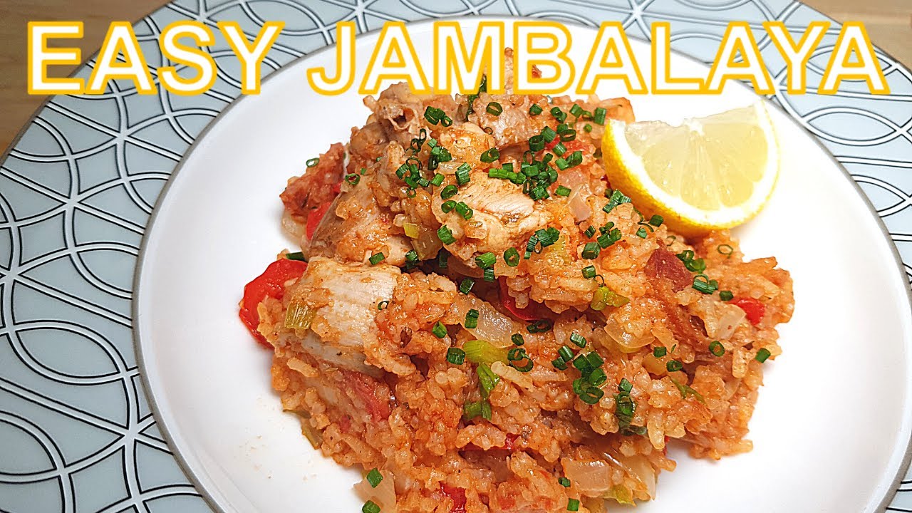 How to make Chicken, Chorizo and Prawn Jambalaya YouTube