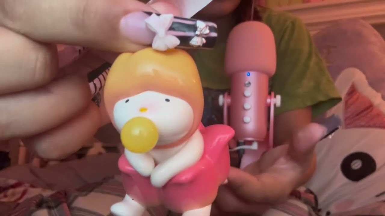 Mi primer vídeo de asmr | trigger assortment + rambling | Español + Inglés 💝🫶