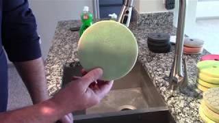 Best Way To Clean Polishing Pads  Amazing!!