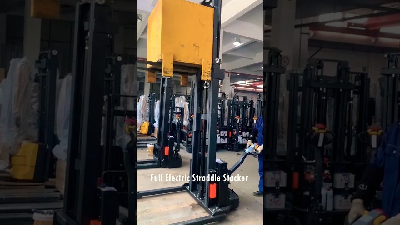 Amazing testing method of Straddle Stacker at the production process | Noelift