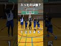 ゴールを決めたのは？🏀
