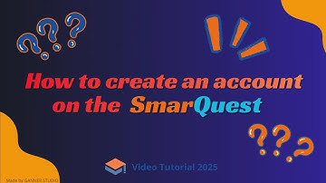 How to create an account on the SmarQuest App | Video Tutorial 2025