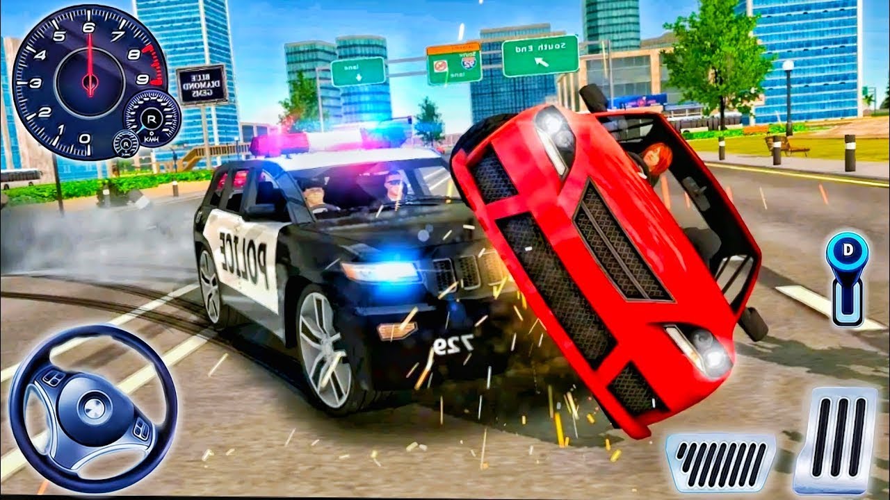 Police Car Chase Cop Game  | Amzare Gaming Is Live 