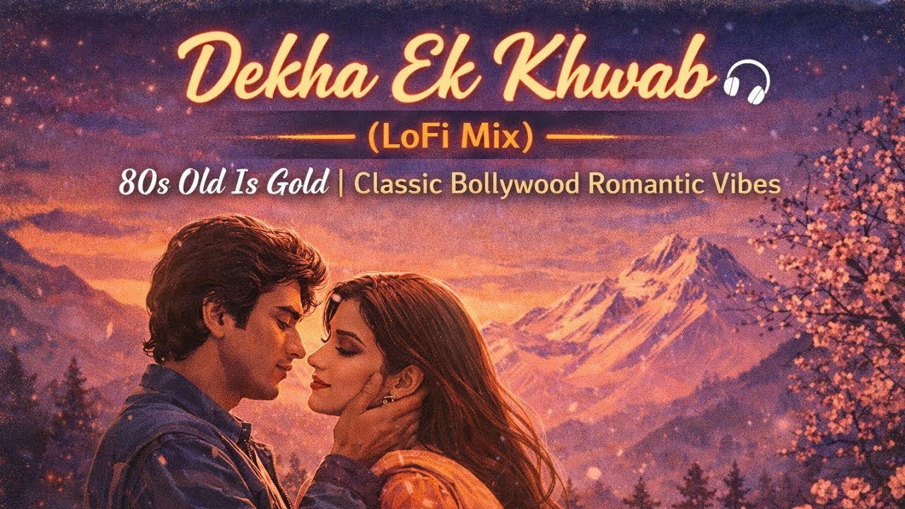 Dekha Ek Khwab (LoFi Mix) 🎧 | 80s Old Is Gold | Classic Bollywood Romantic Vibes II I AM DIVESH 