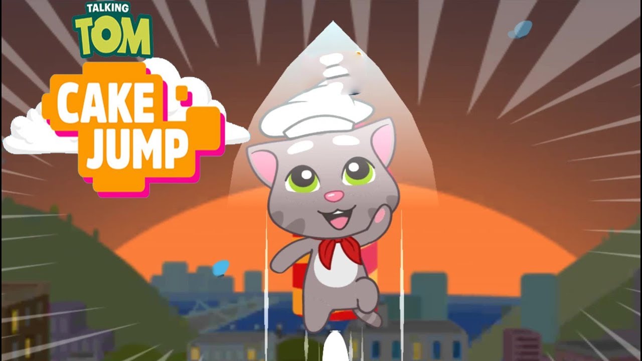 Talking Tom Cake Jump Android Gameplay *Full Screen* Master Chef Tom