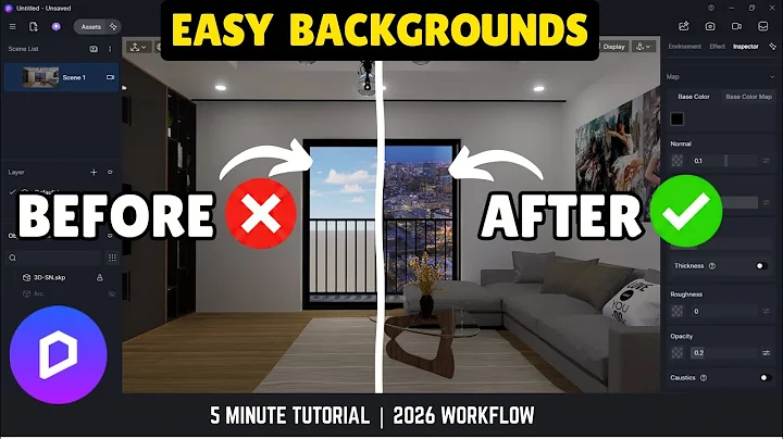 STUNNING Results! Master D5 Render Backgrounds in 5 Minutes