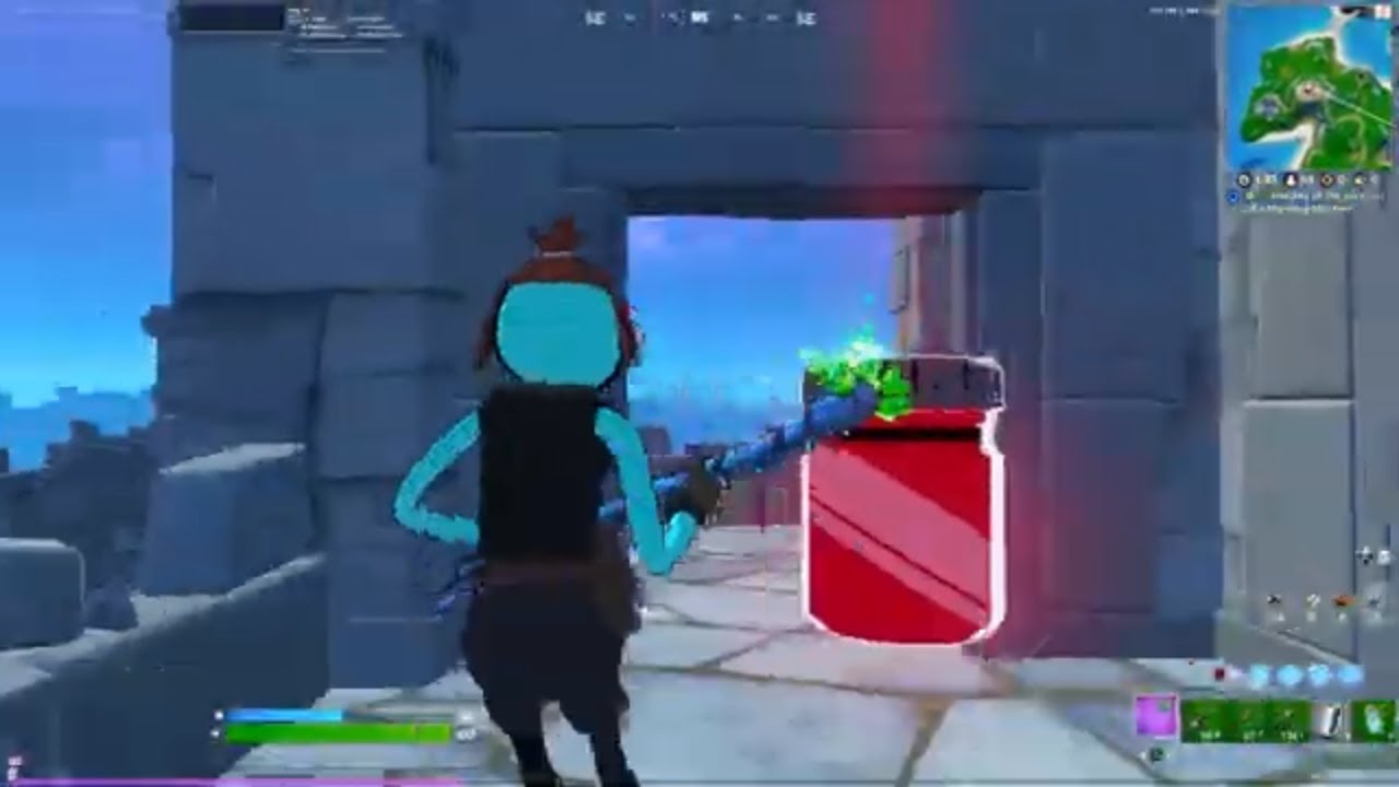 Find bottles of knightly crimson at fort crumpet  -  Fortnite