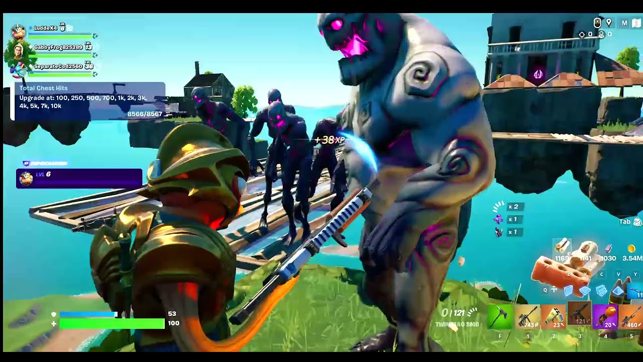 trying fortnite for the first 2 time in my life