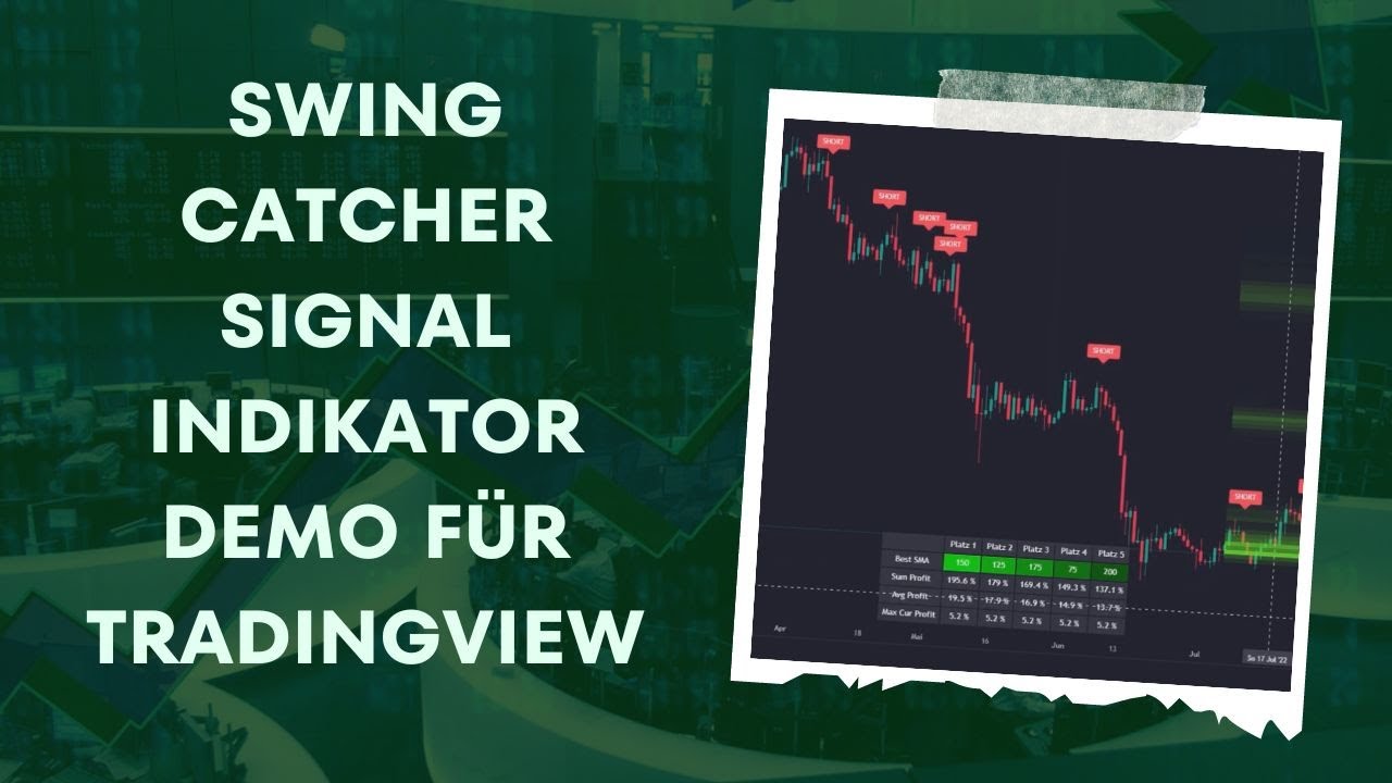 Swing Catcher Signal Indikator Demo für TradingView YouTube