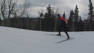 Backcountry xc skiing - Mont-Sainte-Anne