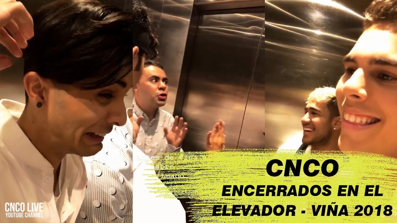 ¡ENCERRADOS EN EL ELEVADOR! ¡DICEN EL NOMBRE DEL NUEVO ÁLBUM! | CNCO TRIUNFA EN VIÑA DEL MAR 2018