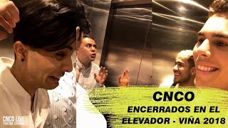 ¡ENCERRADOS EN EL ELEVADOR! ¡DICEN EL NOMBRE DEL NUEVO ÁLBUM! | CNCO TRIUNFA EN VIÑA DEL MAR 2018