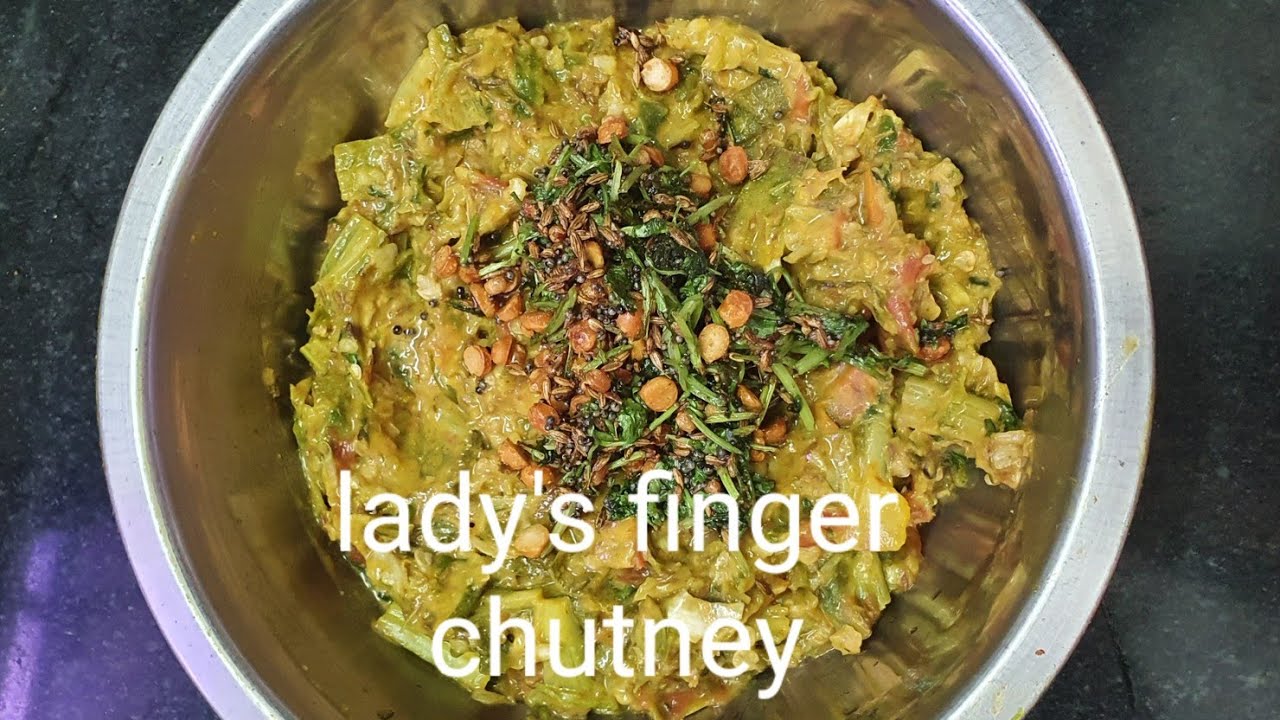 lady'sfinger chutney in teluguబెండకాయ రోటి పచ్చడి YouTube