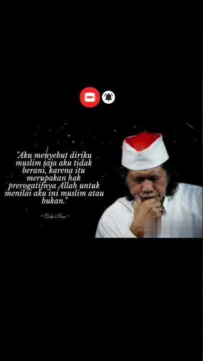 Kata mutiara Cak Nun tentang kehidupan #short #katabijak #ngaji