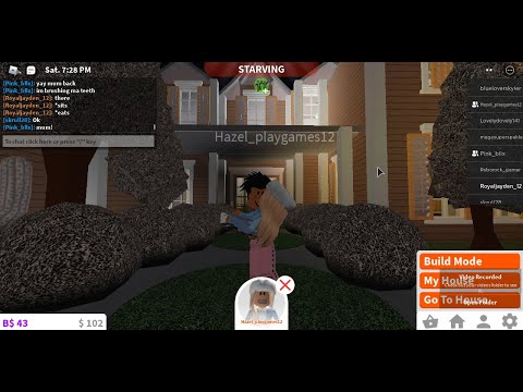 SISTER AND BROTHER MORING ROUNITE AT DAD HOUSE *ROBLOX BLXBURG