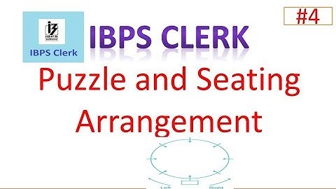 ibps clerk preparation 2018| ibps clerk memory based circular seating arrangement and puzzle