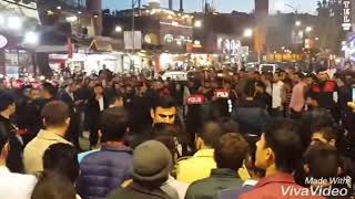 Polise Kafa Atan Suri̇yeli̇ Gruba Saldiran Si̇vi̇l Halk