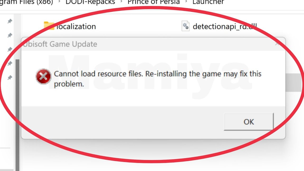 Cah t load XMI cohflig file перевести. Error in resource files reinstall required. Reinstalling the application may fix this problem