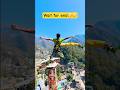 Wait for end😱#motivation #shortsfeed #viralshort #trending #extremesport #bungeejump #comedy