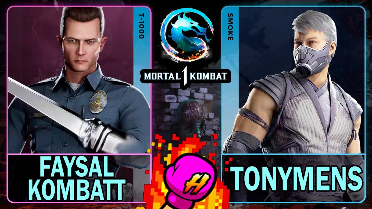 MK1 Faysal Kombatt (T-1000) VS Tonymens (SMOKE)🥊Mortal Kombat 1🥊4K 60ᶠᵖˢ