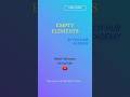 Empty elements #html #visualstudiocode #coding #computerprogramming #softwareengineering #tech #code