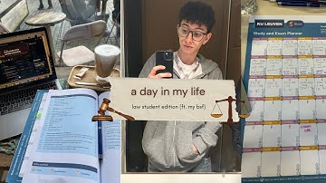 a day in my life as a law student with my best friend