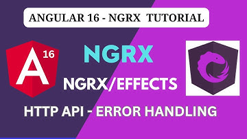 NGRX/Effecten | HTTP API - Foutbehandeling in NGRX | Angular 16 - NGRX-zelfstudie