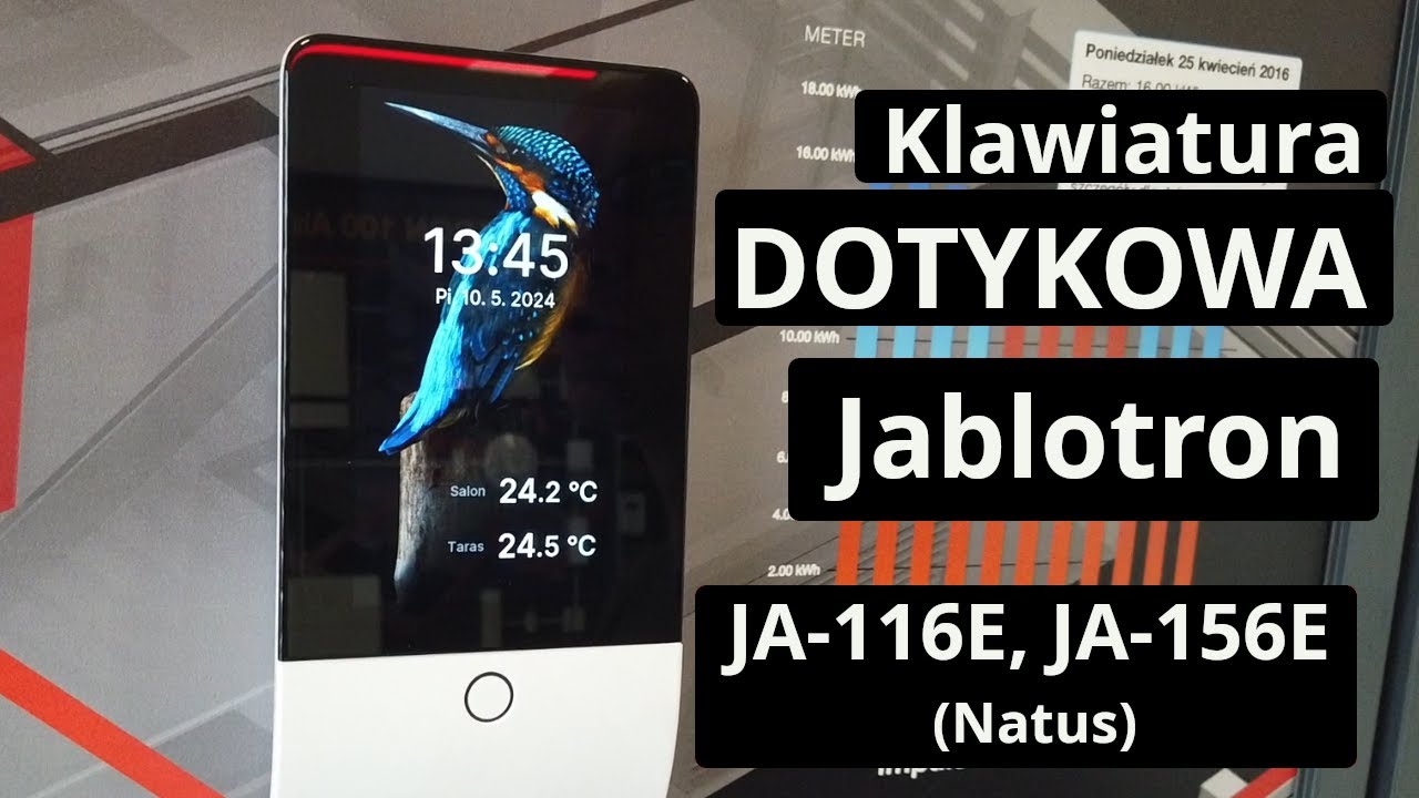 Klawiatura dotykowa Jablotron JA-116E / JA-156E (Jablotron Natus)