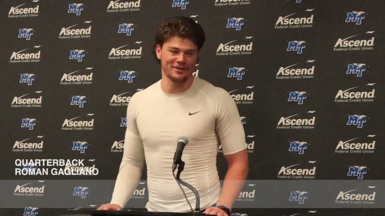 Middle Tennessee Blue Raiders Chase Defining Moments in Fall Camp as Gagliano Leads New Offense