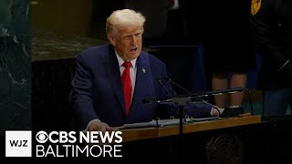President Trump addresses United Nations General Assembly for first time since 2020