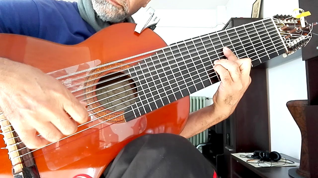 18 STRINGS GUITAR MAESTRO PART NO.17 - YouTube