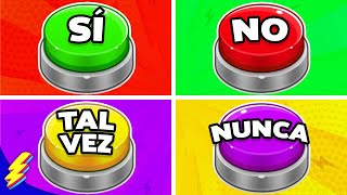 ELIGE UN BOTÓN 😍 SÍ, NO, TAL VEZ o NUNCA 🟢🔴🟡🔵 screenshot 4