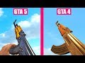 GTA 5 vs GTA 4 - Weapons Comparison