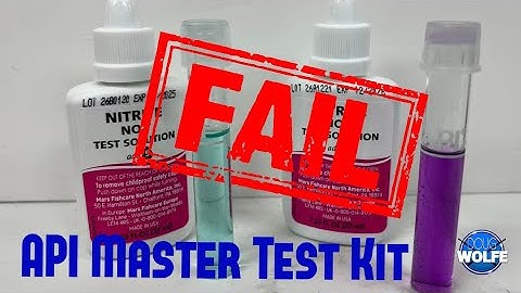 API Freshwater Master Test Kit FAIL. Not accurate. My test kit failed and API’s Response.