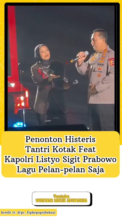 The Audience Goes Hysterical! Tantri Kotak Duets with National Police Chief Listyo Sigit – Take I...