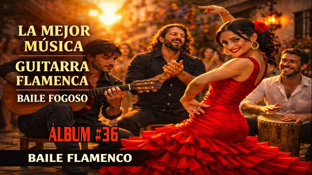 Las mejores piezas para guitarra flamenco N.°36 | Melodías relajantes ardiente del flamenco español