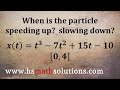 Particle Motion Analysis Quiz