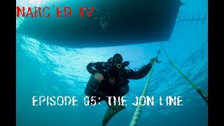 Jon Line Premium Technical Diver Tether Strap - 7.2ft Nylon With Stainless Steel Carabiner