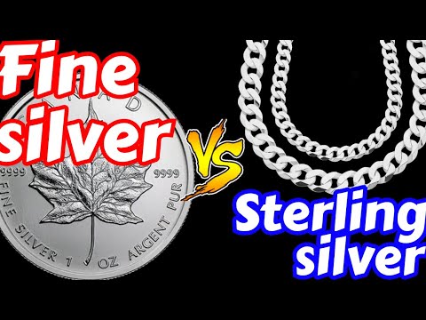 Difference Between Fine Silver And Sterling Silver