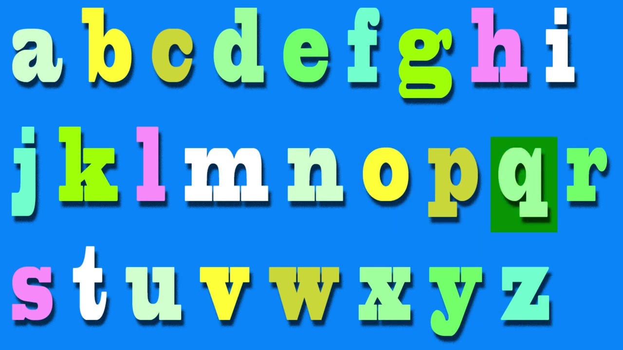 Learn to read English alphabet