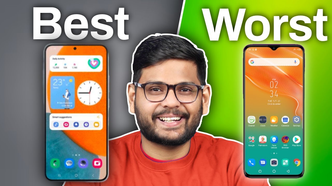 Worst & Best Android 13 UI - YouTube