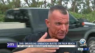 DHS: Smuggling operation busted on Palm Beach, 12 suspects in custody