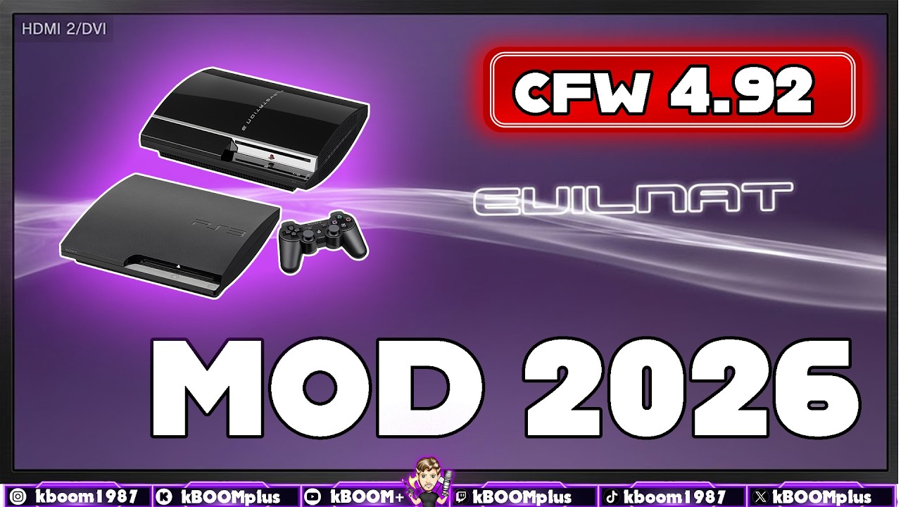 🇷🇴🇬🇧🎮Modare PS3 Firmware 4.92 cu EVILNAT CFW - Ghid Complet 2026 # ...