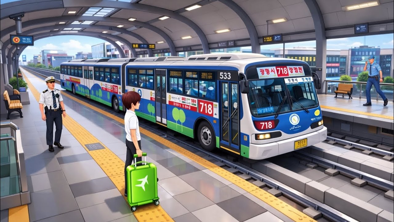 I Turned a Bus Into a Monorail Train -  3D Driving Class 2026 🚆 Unreal Transformation! Car Games 