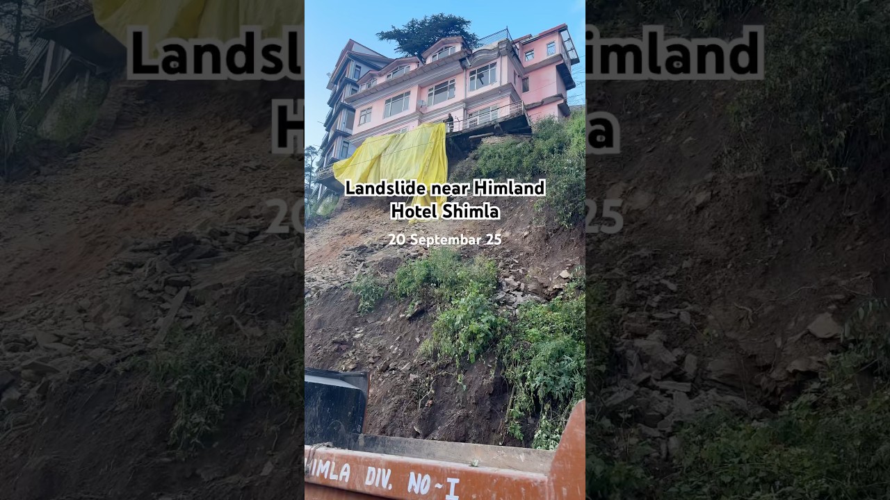 Landslide in Shimla 