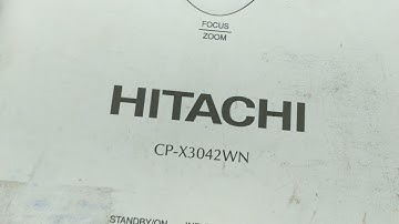 Hitachi projector# Temp error after some# lamp problem# lamp replace#
