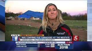 6 confirmed tornadoes hit Middle Tennessee