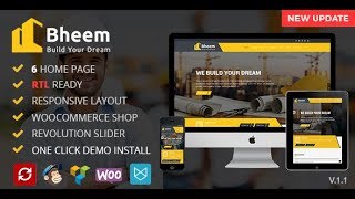 Bheem : Construction WordPress Theme RTL Ready