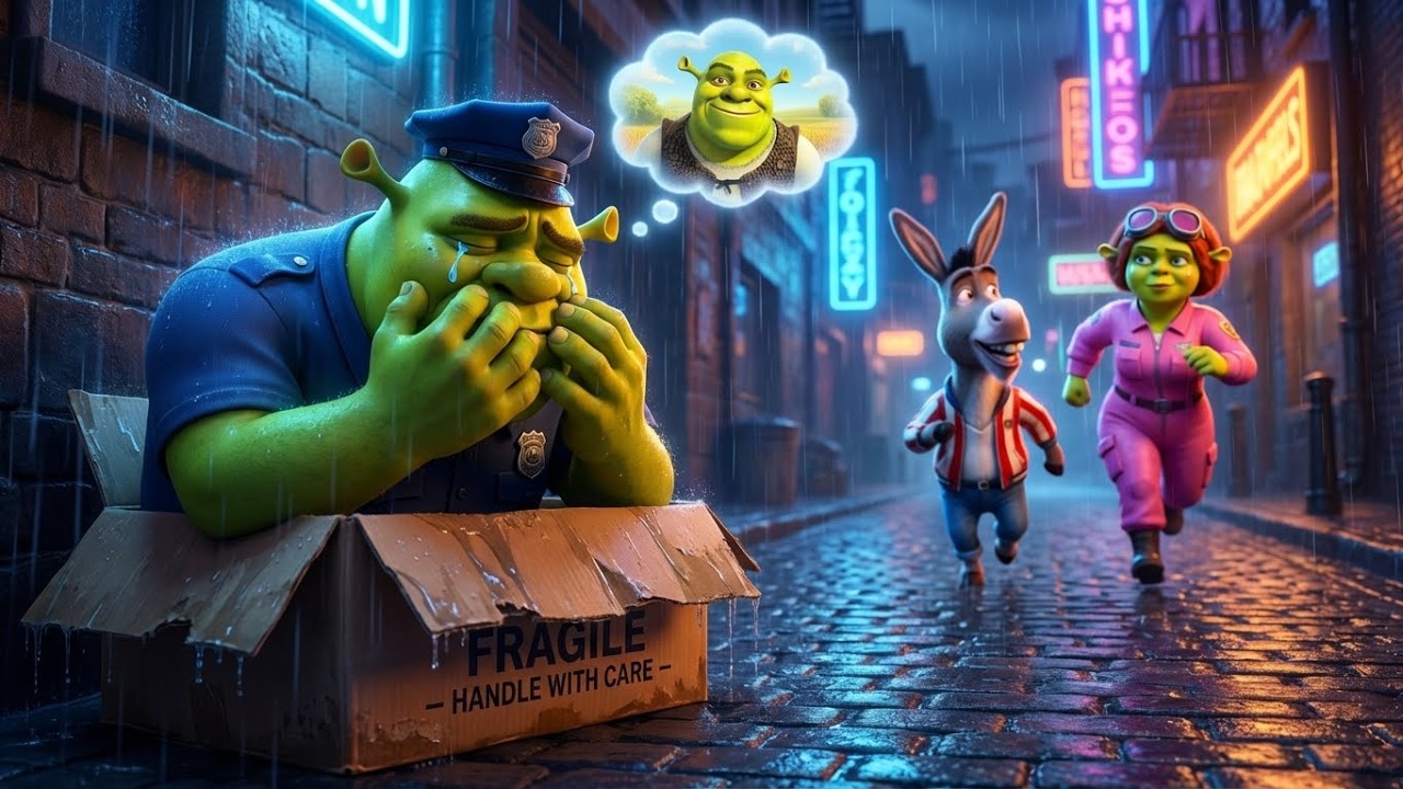 What Happened?! 😱 Shrek Left Alone by Fiona & Donkey | Funny Shrek Animation